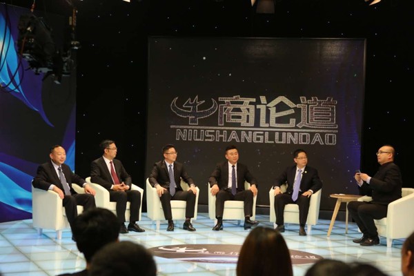 壹品歐迪辦公家具董事長(zhǎng)張曉帆受邀參加央視CCTV《牛商論道》節(jié)目錄制